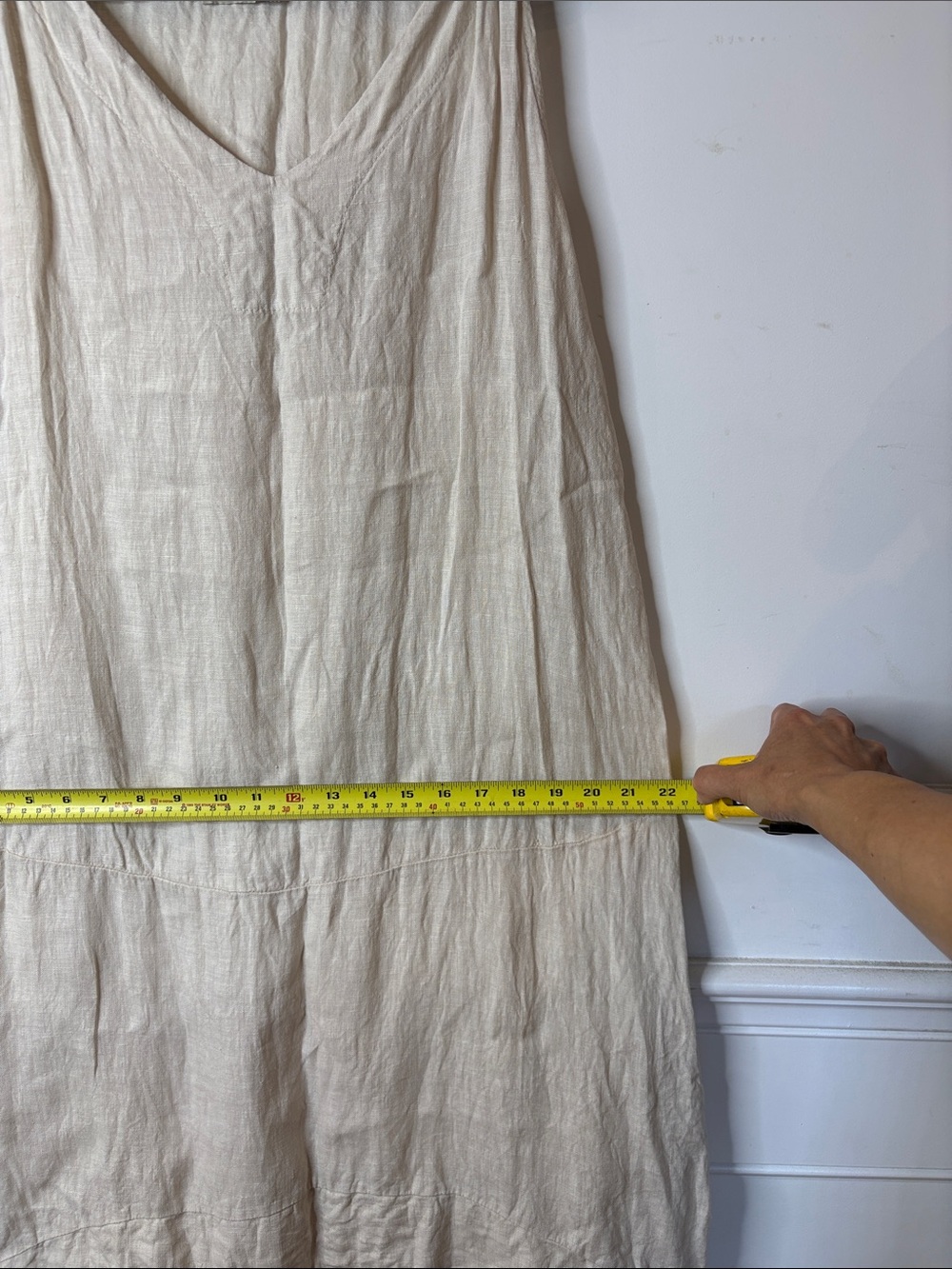Alessia Pacini Beige Linen dress - Picture 14 of 15